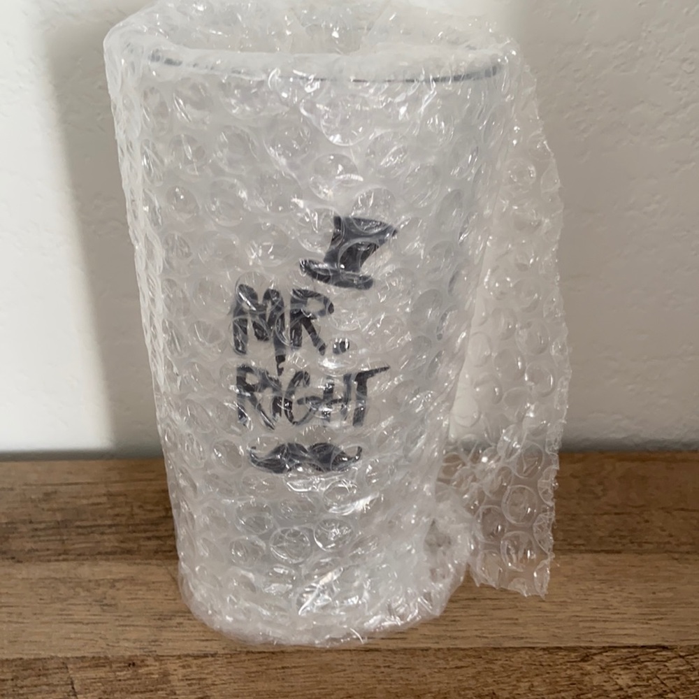 Mr. Right Beer Glass - Wedding / Bridal gift!